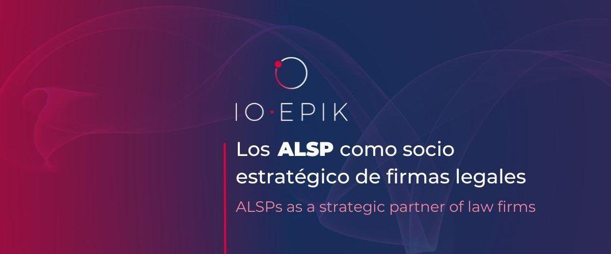 Logo de IO·EPIK en una pieza gráfica sobre ALSP